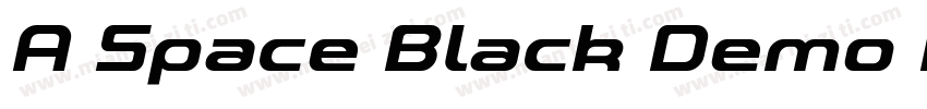 A Space Black Demo Regular字体转换